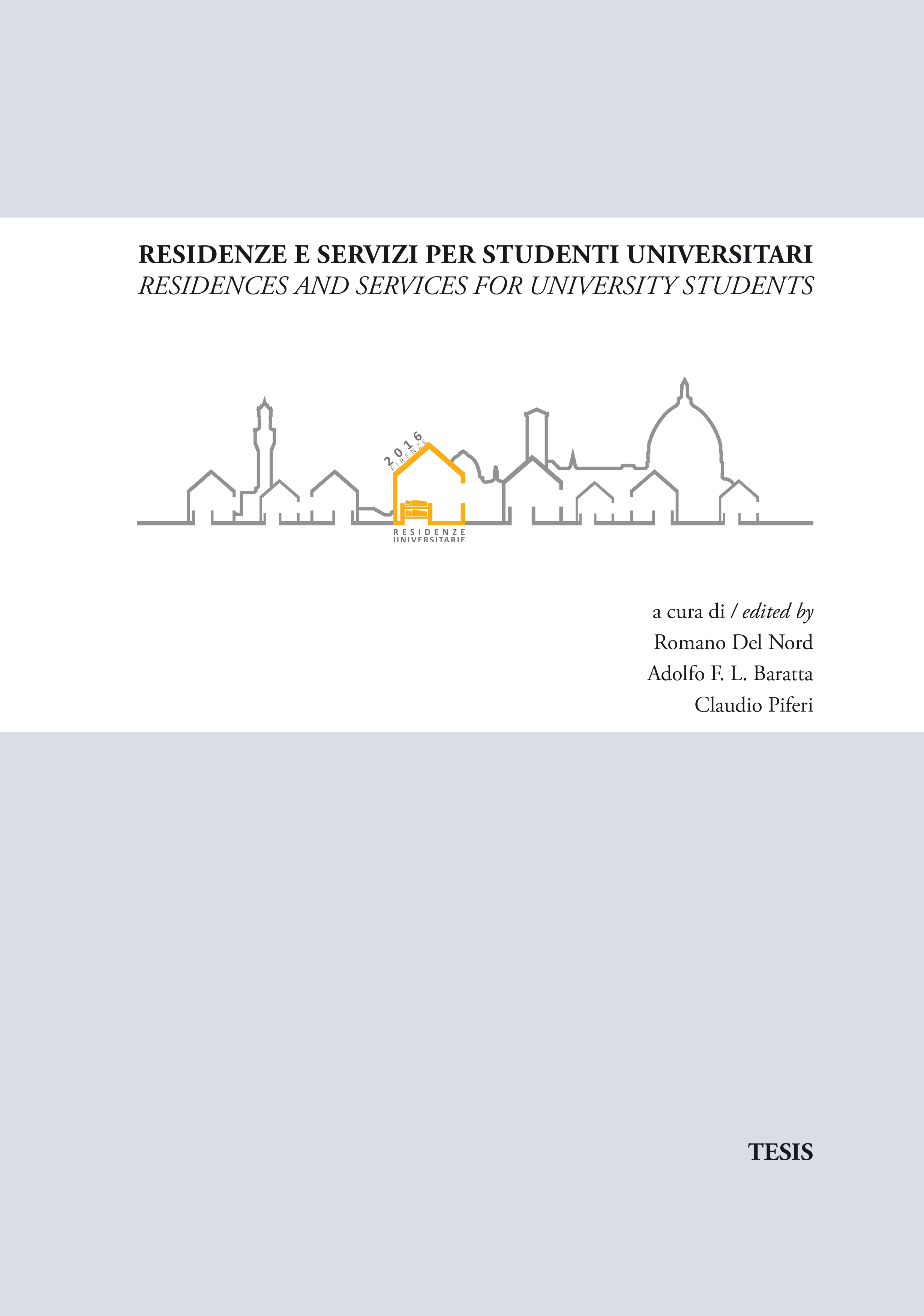 Copertina della pubblicazione: Residenze e servizi per studenti universitari